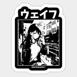 Anime Girl Japan Streetwear Manga Aesthetic Sticker